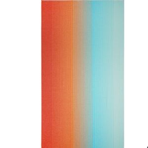 Zenith Orange and Blue Beach Towel